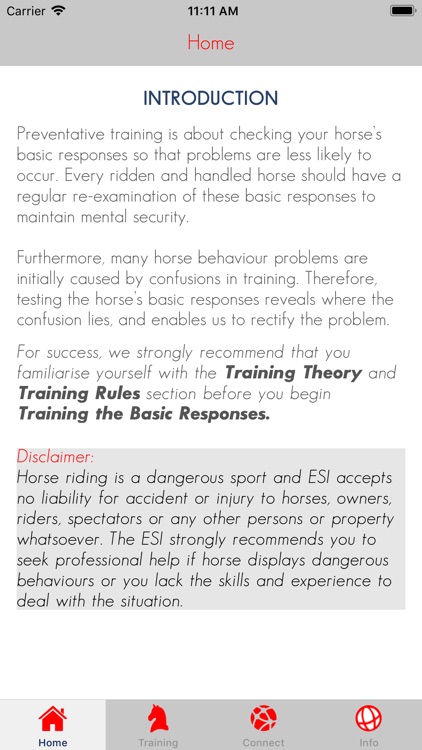 Horse Training App