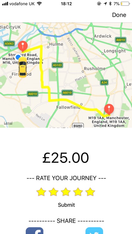 Manchester Taxi Service screenshot-3