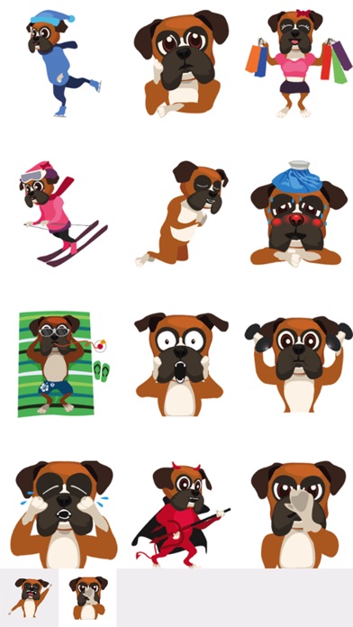 BoxerMoji - Boxer Dog Emoji screenshot 2