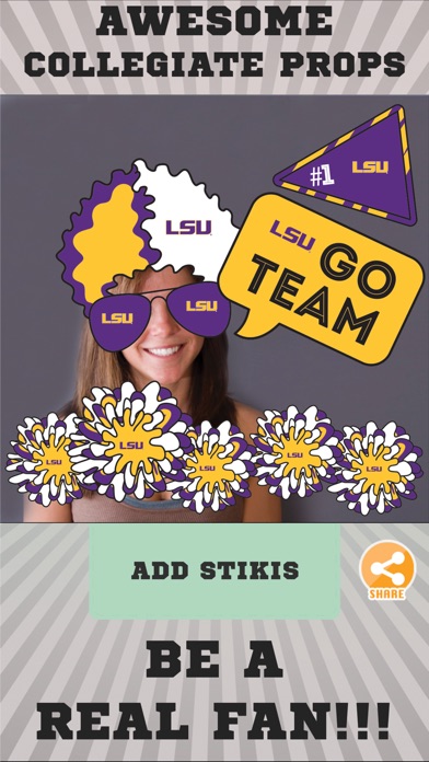 LSU Tigers Selfie Stickers screenshot 2