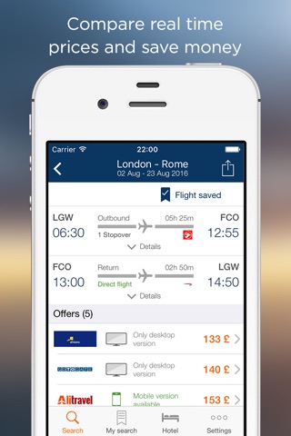 idealo Flug und Hotel Angebote screenshot 3