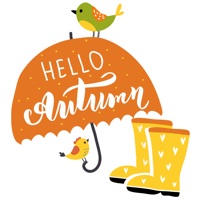 Hello Happy Autumn Stickers