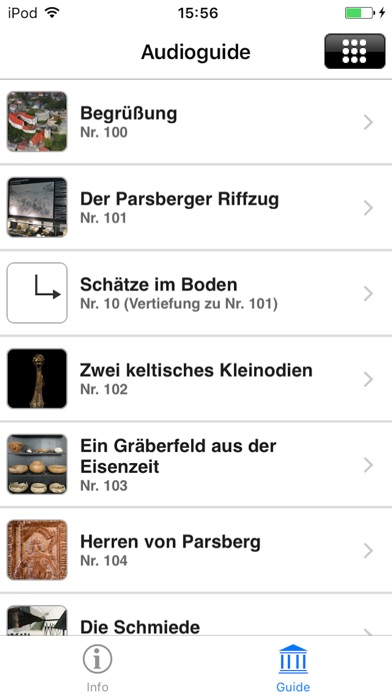 BURGMUSEUM PARSBERG AUDIOGUIDE screenshot 3