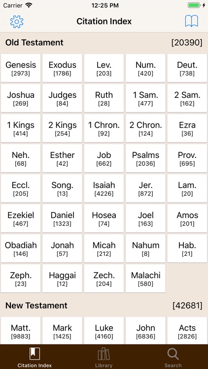 Scripture Citation Index