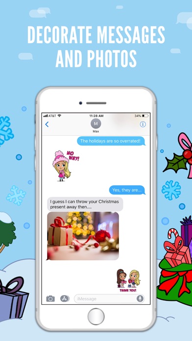 Barbie Stickers - Winter Fun screenshot 3