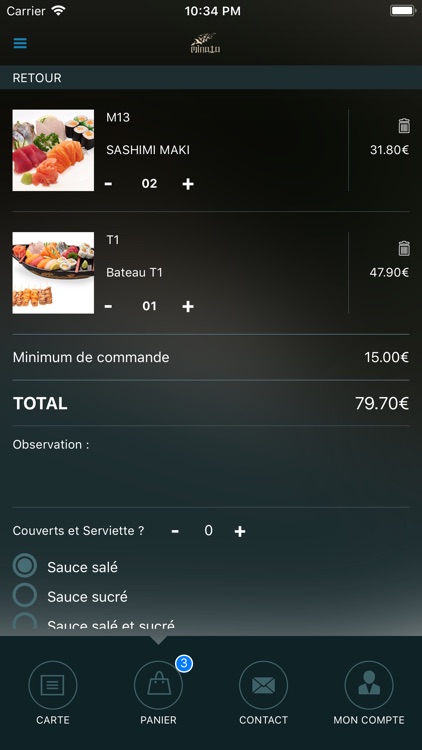 MINATO - Restaurant Japonais screenshot-4