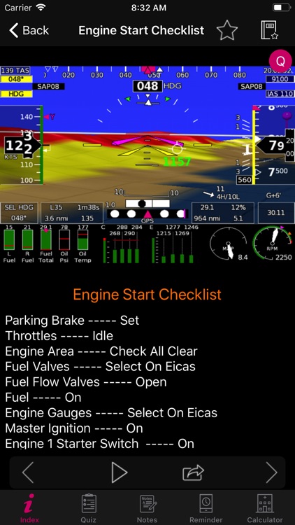 CRJ Flight Checklist