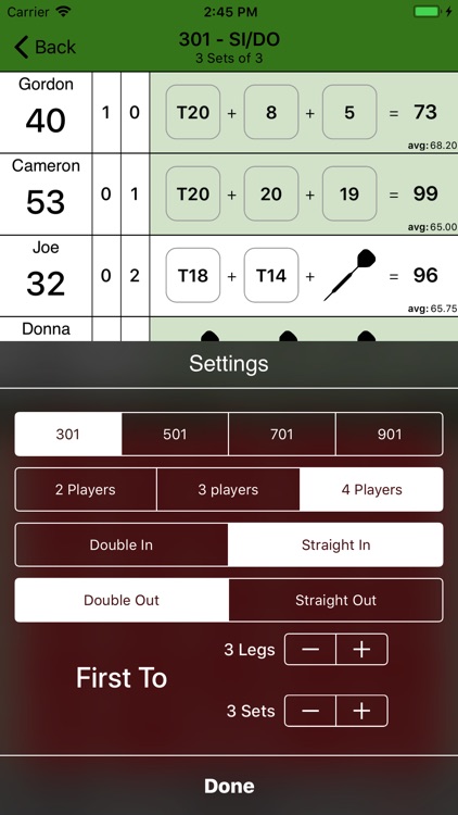 Simple Darts Scoreboard screenshot-4