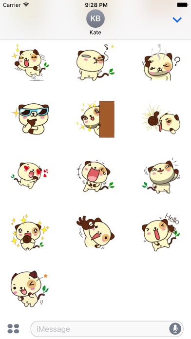 Pugs Emotion Stickers screenshot 4