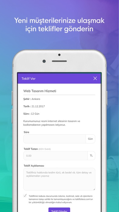TeklifSitesi.com screenshot 3