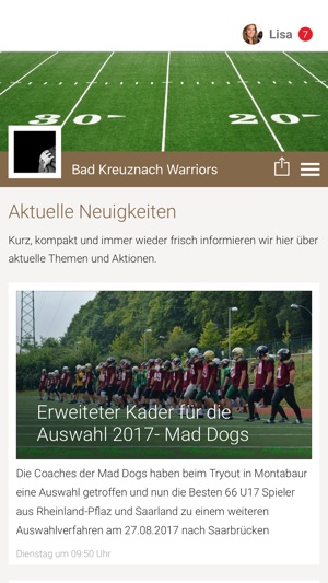 Warriors Bad Kreuznach(圖1)-速報App