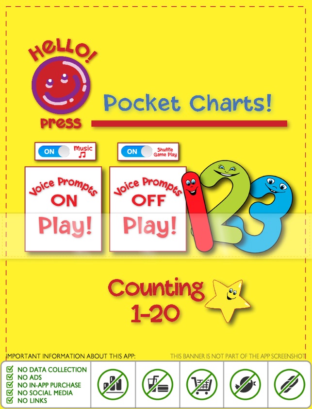 Pocket Charts! Counting 1-20(圖1)-速報App