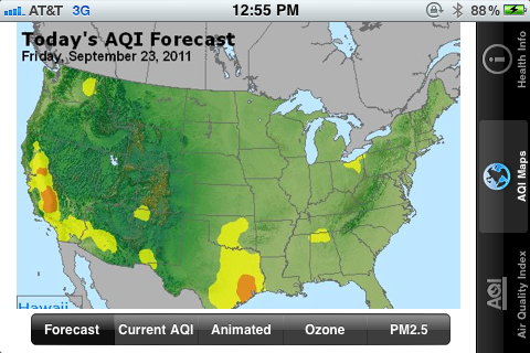 EPA AIRNow screenshot 3