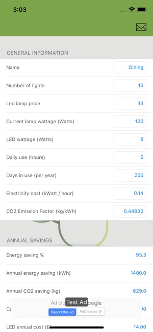 Led Energy Savings Calc.(圖2)-速報App