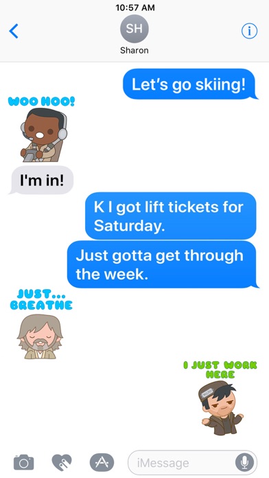 The Last Jedi Stickers screenshot 4