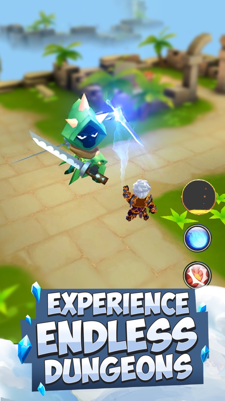 Knights & Dungeons - Free Hack screenshot 2 - iOS game interface