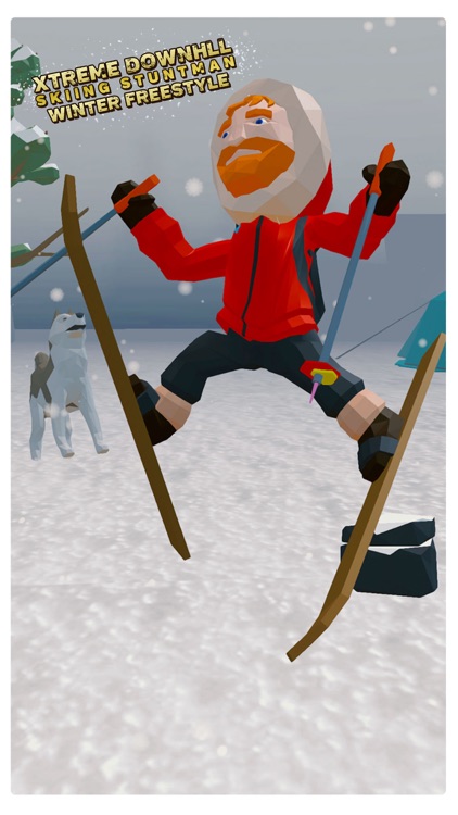 Xtreme hill Skiing Stuntman screenshot-4