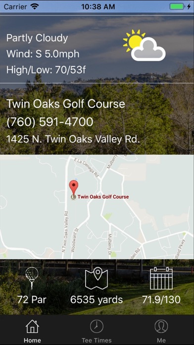 Twin Oaks Golf Tee Times screenshot 2