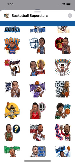 Basketball Superstars Stickers(圖2)-速報App