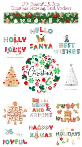 Game screenshot Christmas Lettering Stickers . mod apk