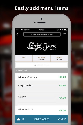 Cafe Java - The Dublin Coffee screenshot 2