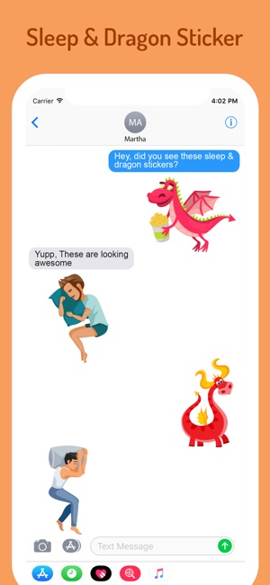 Sleeping Dragon Stickers(圖3)-速報App