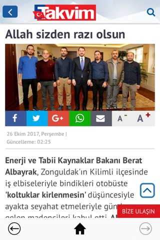 Takvim, Son dakika haberleri screenshot 2