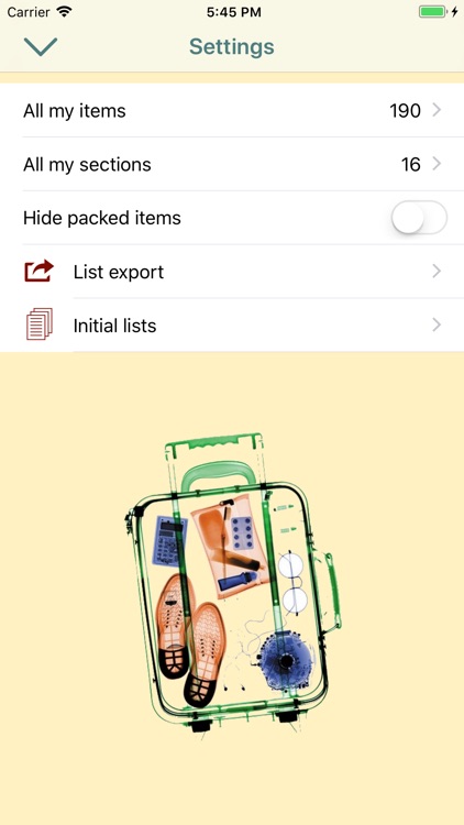 Packing Checklists screenshot-5
