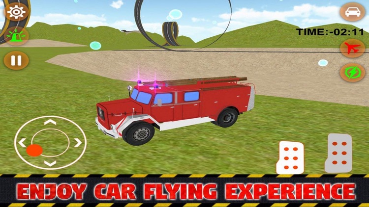 Fire Car Stunts Fly