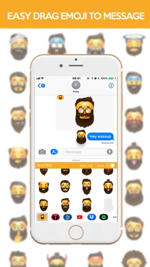 Beard Emoji Stickers(圖3)-速報App