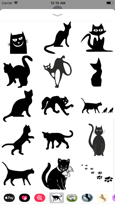 My Black Cat Sticker Pack screenshot 3