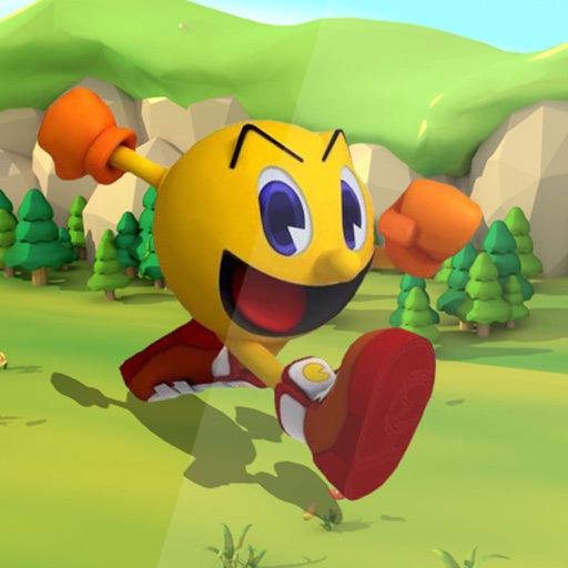 Yellow PacBall Jump icon