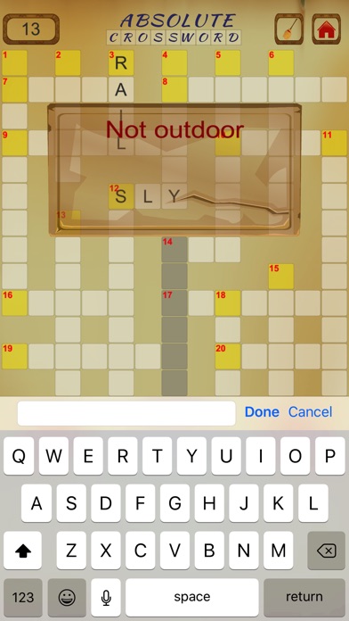 Absolute Crossword screenshot 3