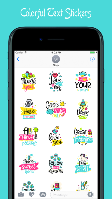 Colorful Quotes Stickers screenshot 4
