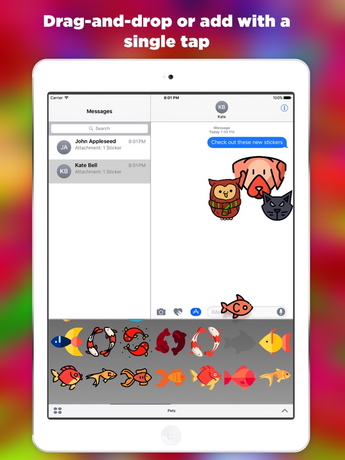 Pets-Virtual Message Stickers