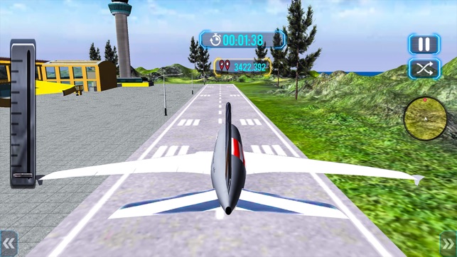 旅遊飛機飛行模擬3D