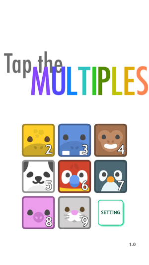 Tap the Multiples: Math Puzzle Game for 