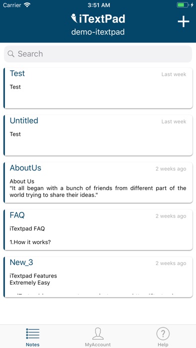 iTextpad -Take notes on the go screenshot 3
