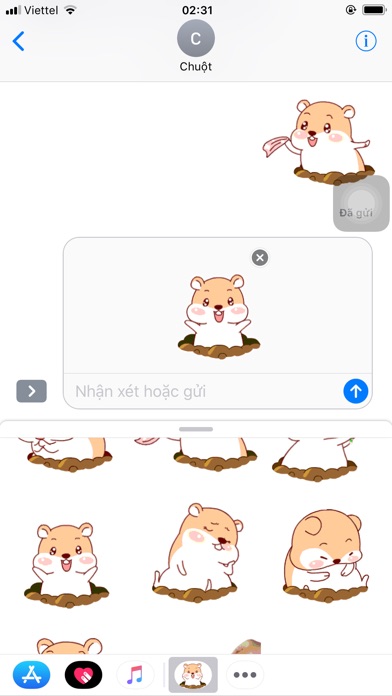 Hamsters Animated Stickers screenshot 3
