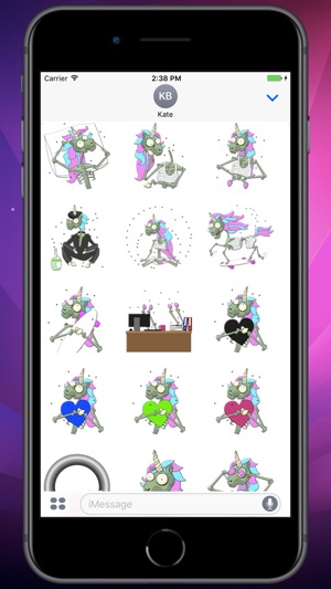 Unicorn Zombie! Stickers(圖2)-速報App