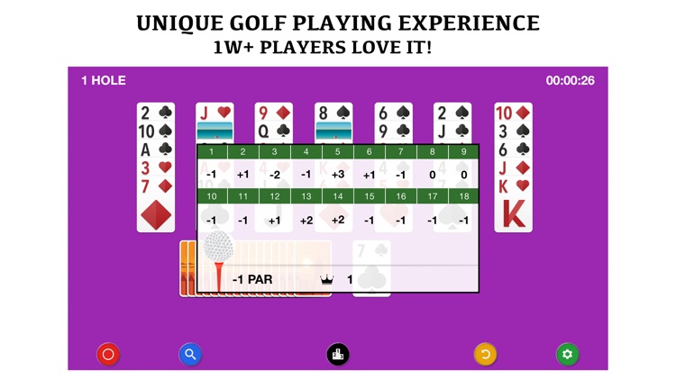 Golf Solitaire Board Game