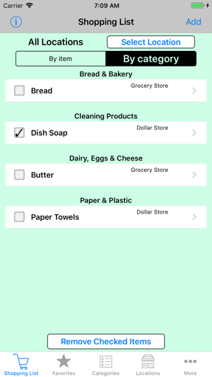shopping list on the app store shopping list categories