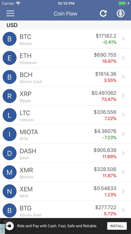 Coin Flow & Widget