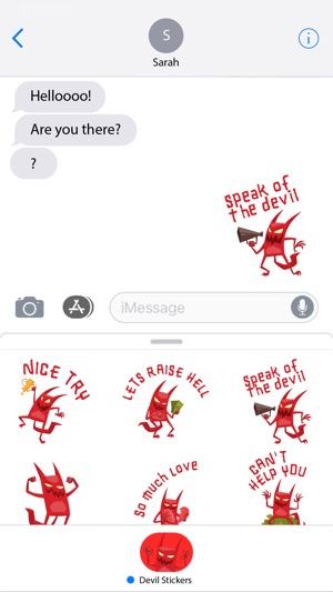 Sarcastic Devil Sticker Pack