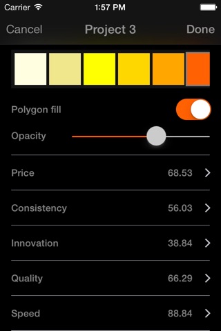 Spider Chart Pro screenshot 3