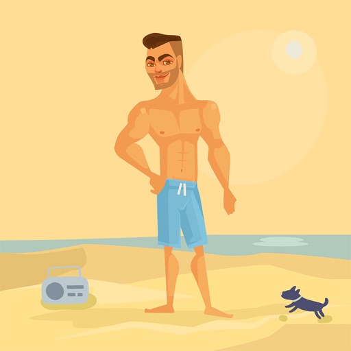 Animated Surfing Boys