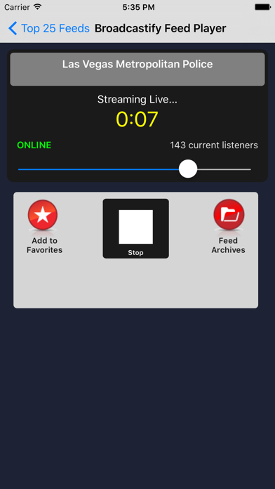 Broadcastify Pro screenshot1