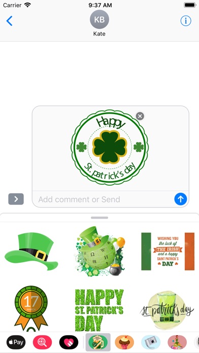 St. Patrick's Day Fun Stickers screenshot 3