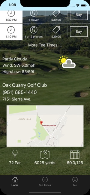 Oak Quarry Golf Club Tee Times(圖2)-速報App