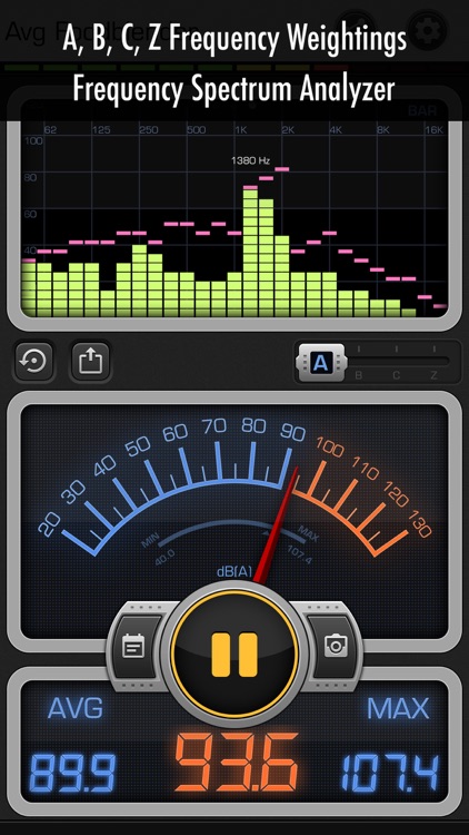 Decibel 10 PRO: Noise dBA Meter, FFT Analyzer